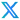 X platform logo